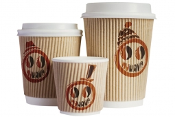 Бумажные стаканы с логотипом