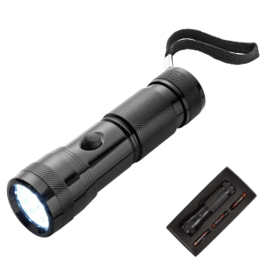 Ліхтарик 'Romeo' алюмінієвий 14 LED у подарунковій коробці