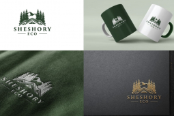 Розробка логотипа для готеля Шешори